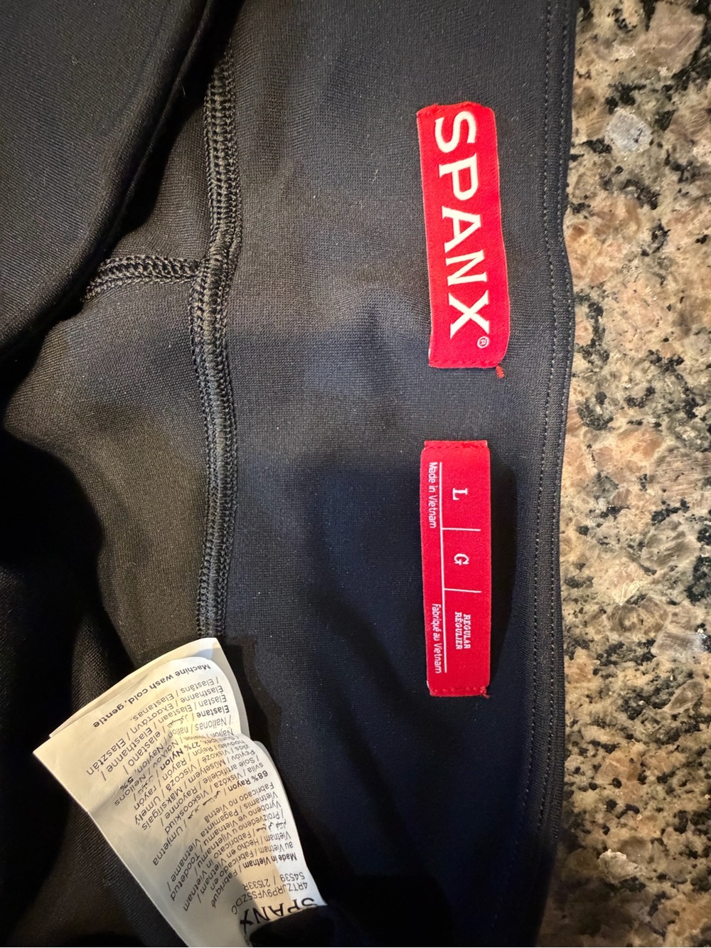SPANX Black Leggings - Slim Stretch Bottoms - Picture 2 of 4